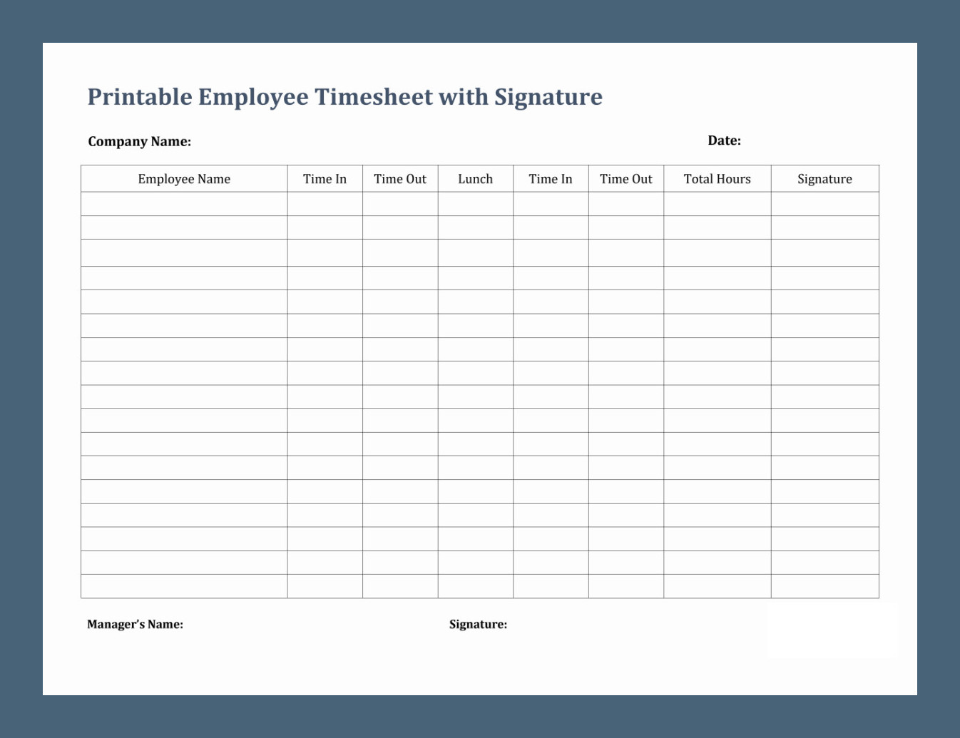Example Employee Timesheet Template Example Employee Timesheet Template
