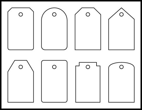 Example of Luggage Tag Template