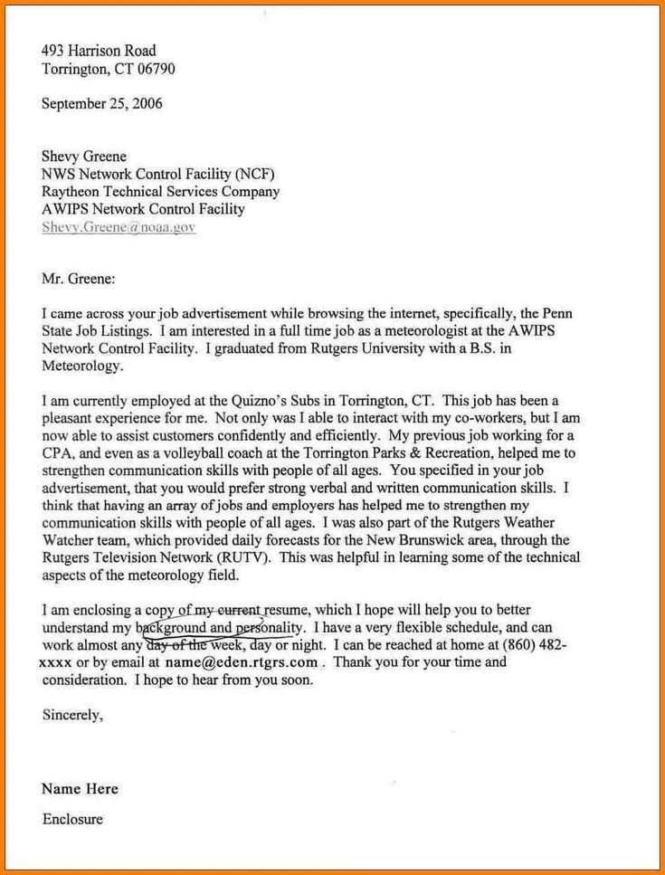 Example of Motivation Letter Template