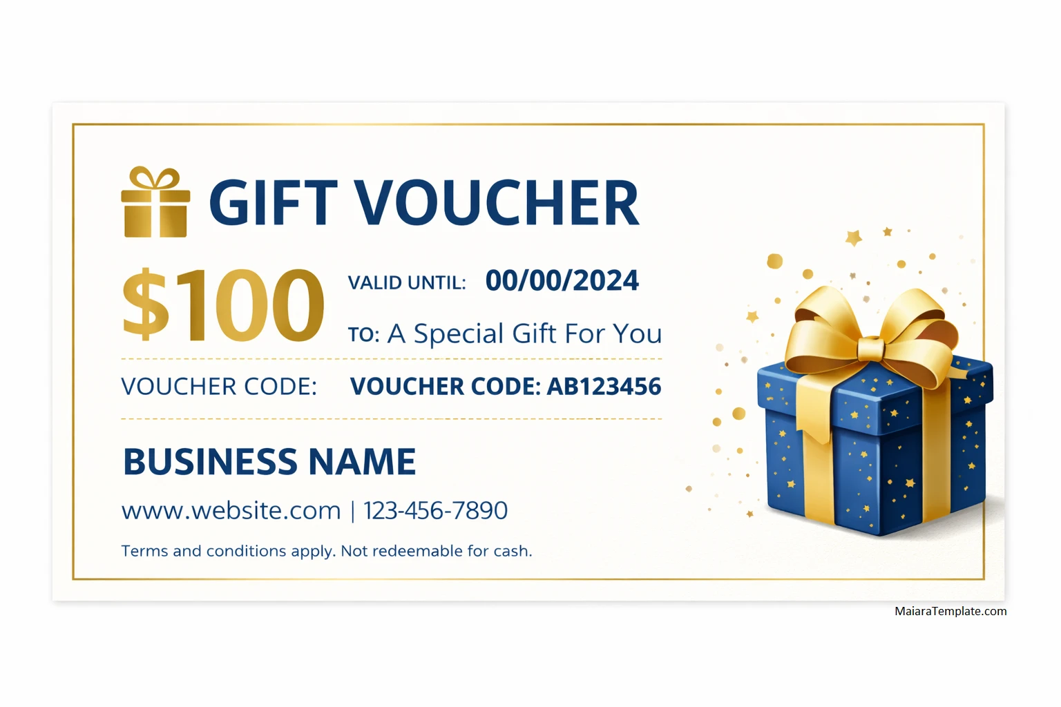 Gift Voucher Template Gift Voucher Template