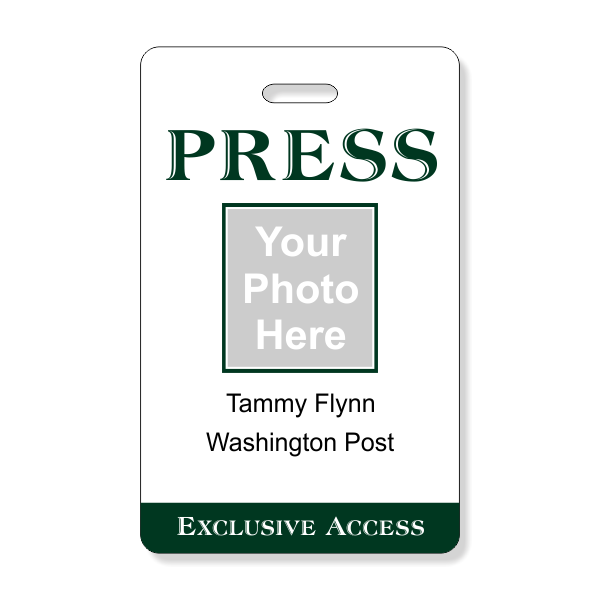 Press Pass Template Press Pass Template
