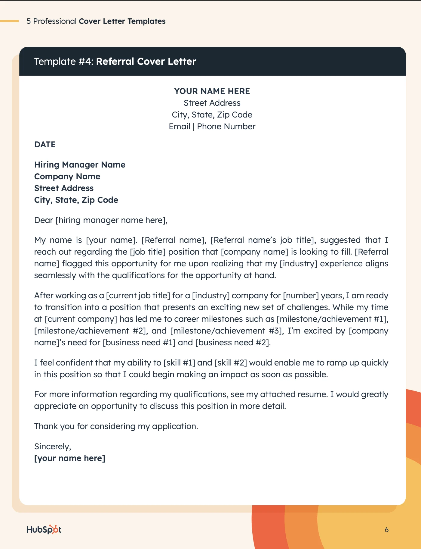 Professional Cover Letter Template Example Professional Cover Letter Template Example