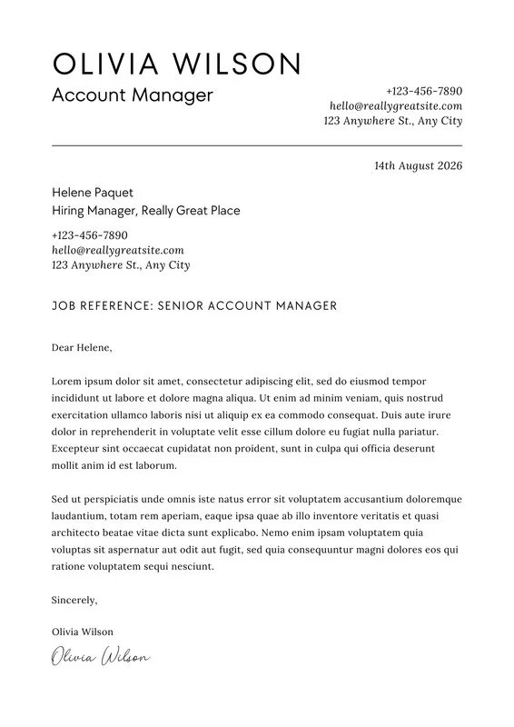 Professional Cover Letter Template Sample Professional Cover Letter Template Sample