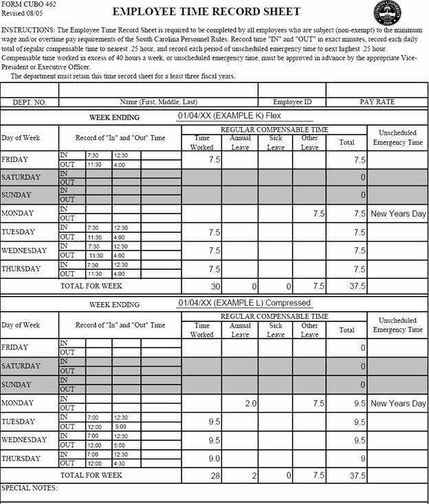 Public Partnerships Timesheet Template