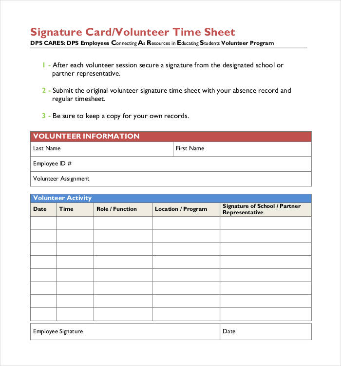 Public Partnerships Timesheet Template