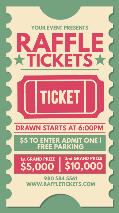 Raffle Tickets Template