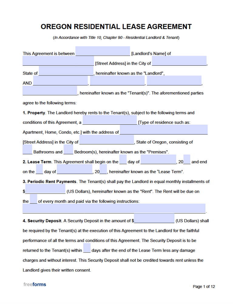 Rent Payment Agreement Template