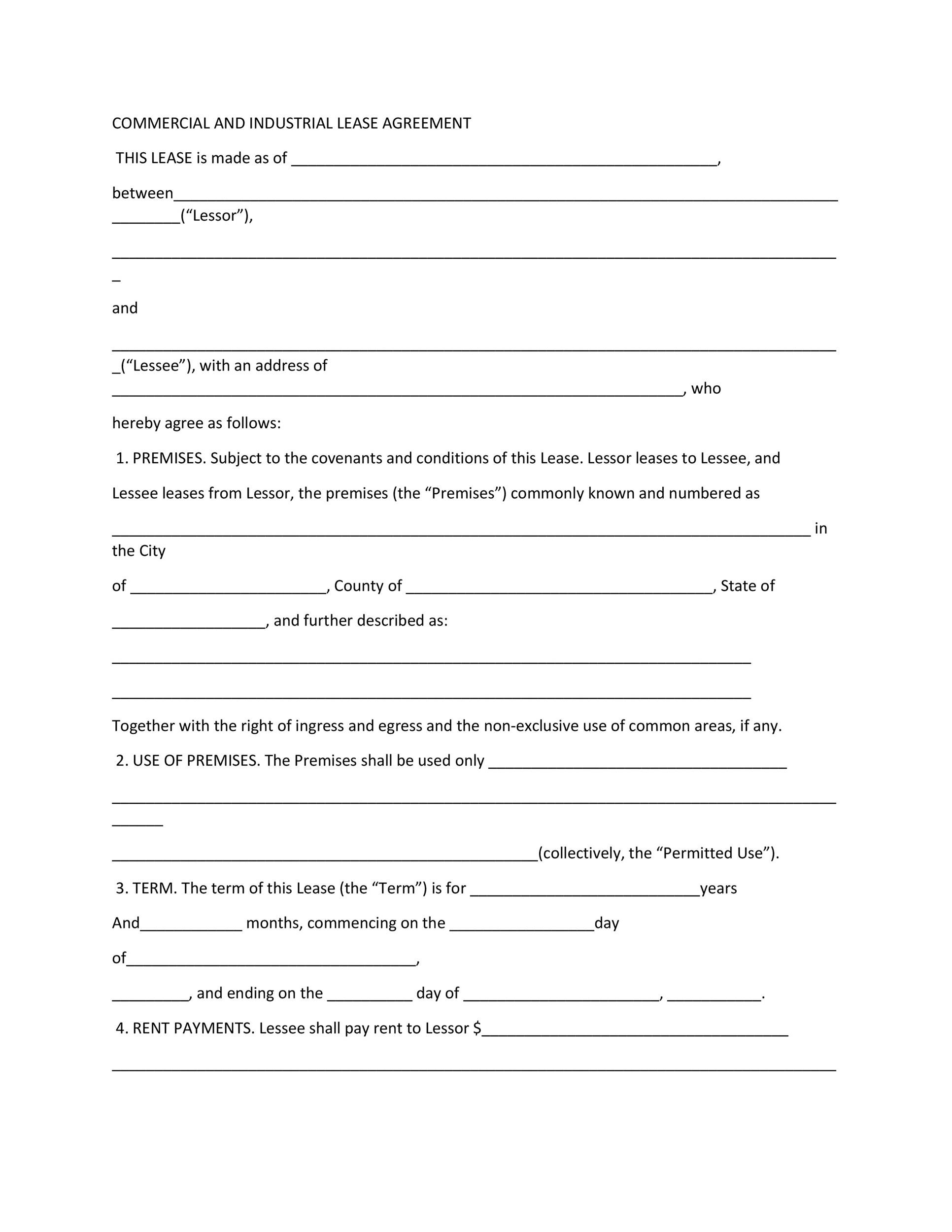 Rental Agreement Template