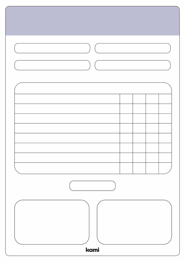 Customizable Report Card Template (Word)