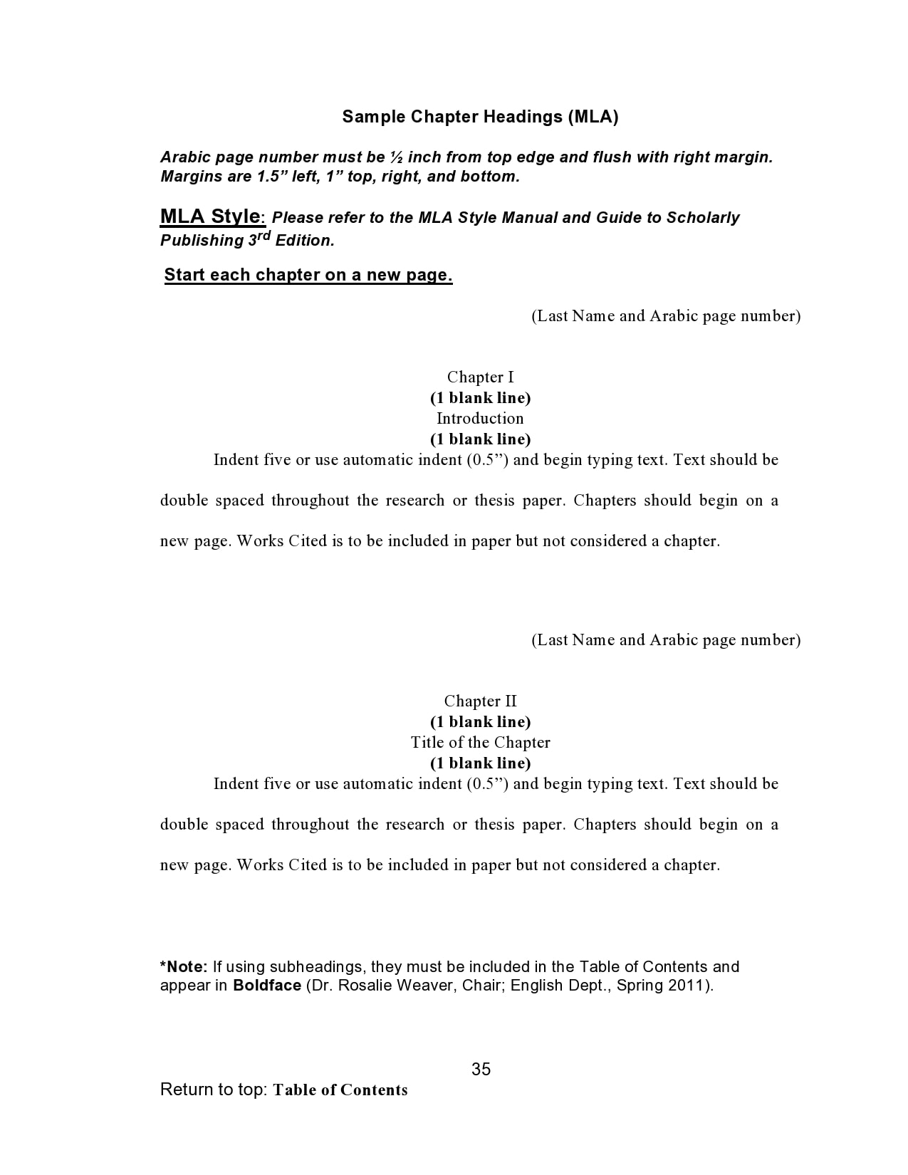 Research Paper Template