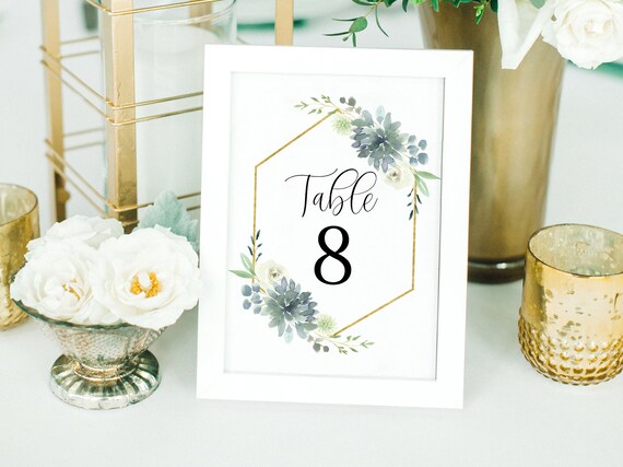 Reserved Table Sign Template