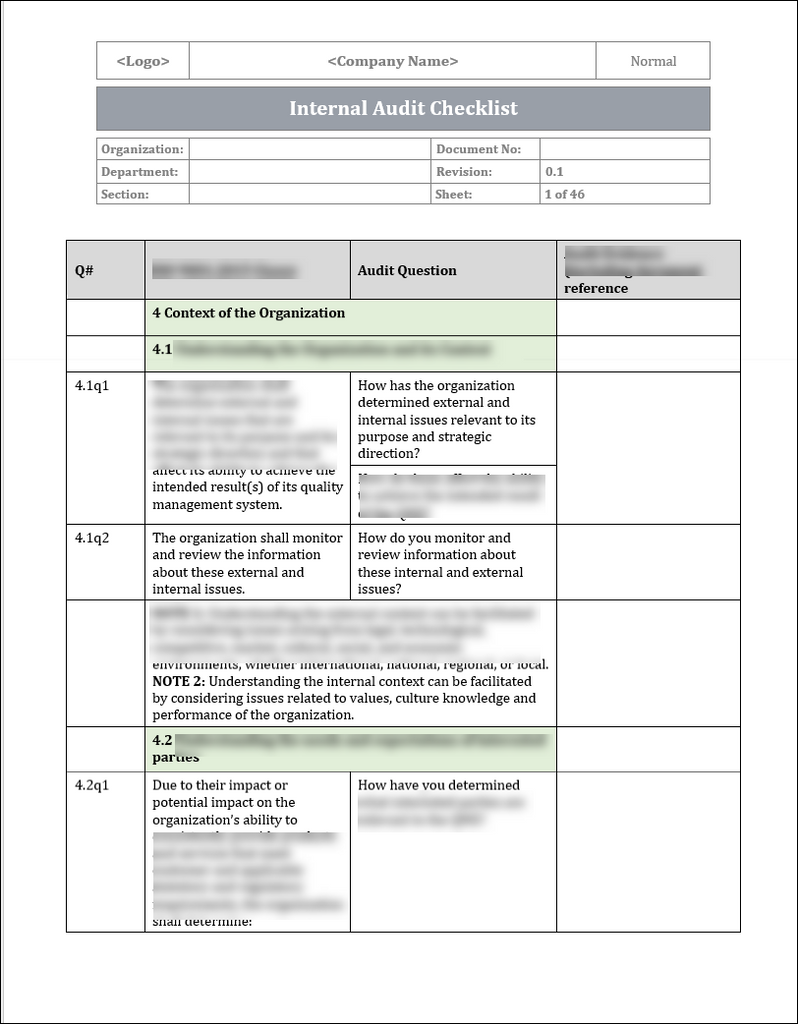 Residential Energy Audit Checklist Template