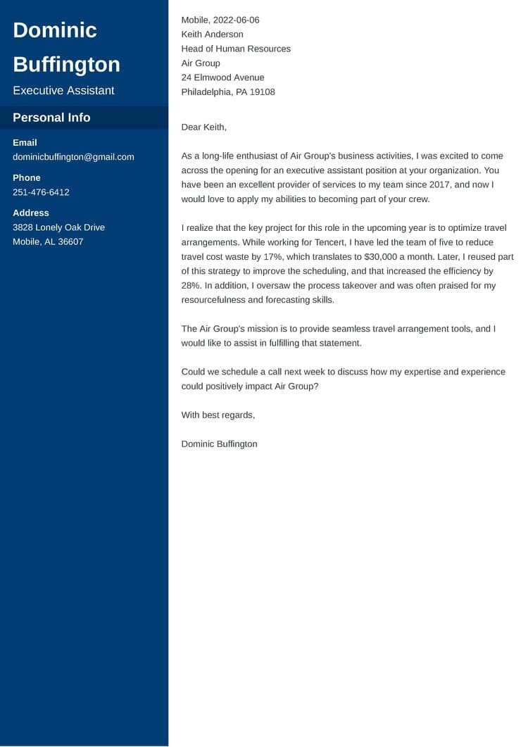Resignation Letter Template for a Job