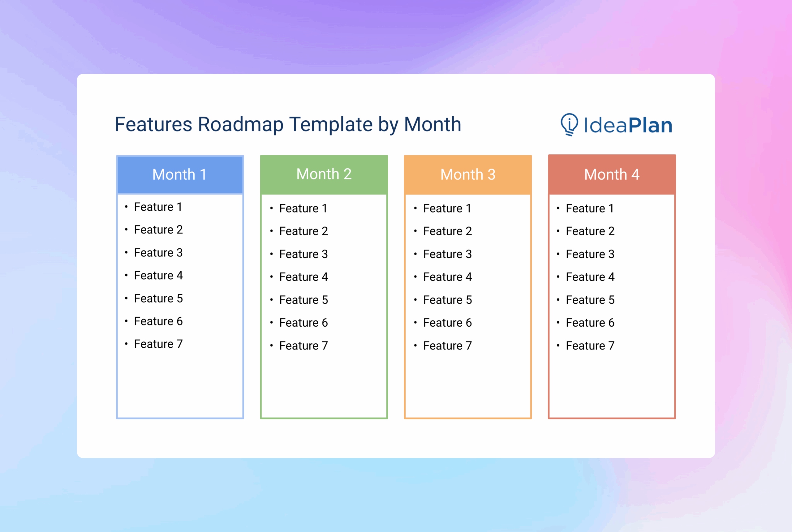 Roadmap Template