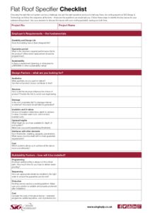 Free Printable Roofing Checklist Template