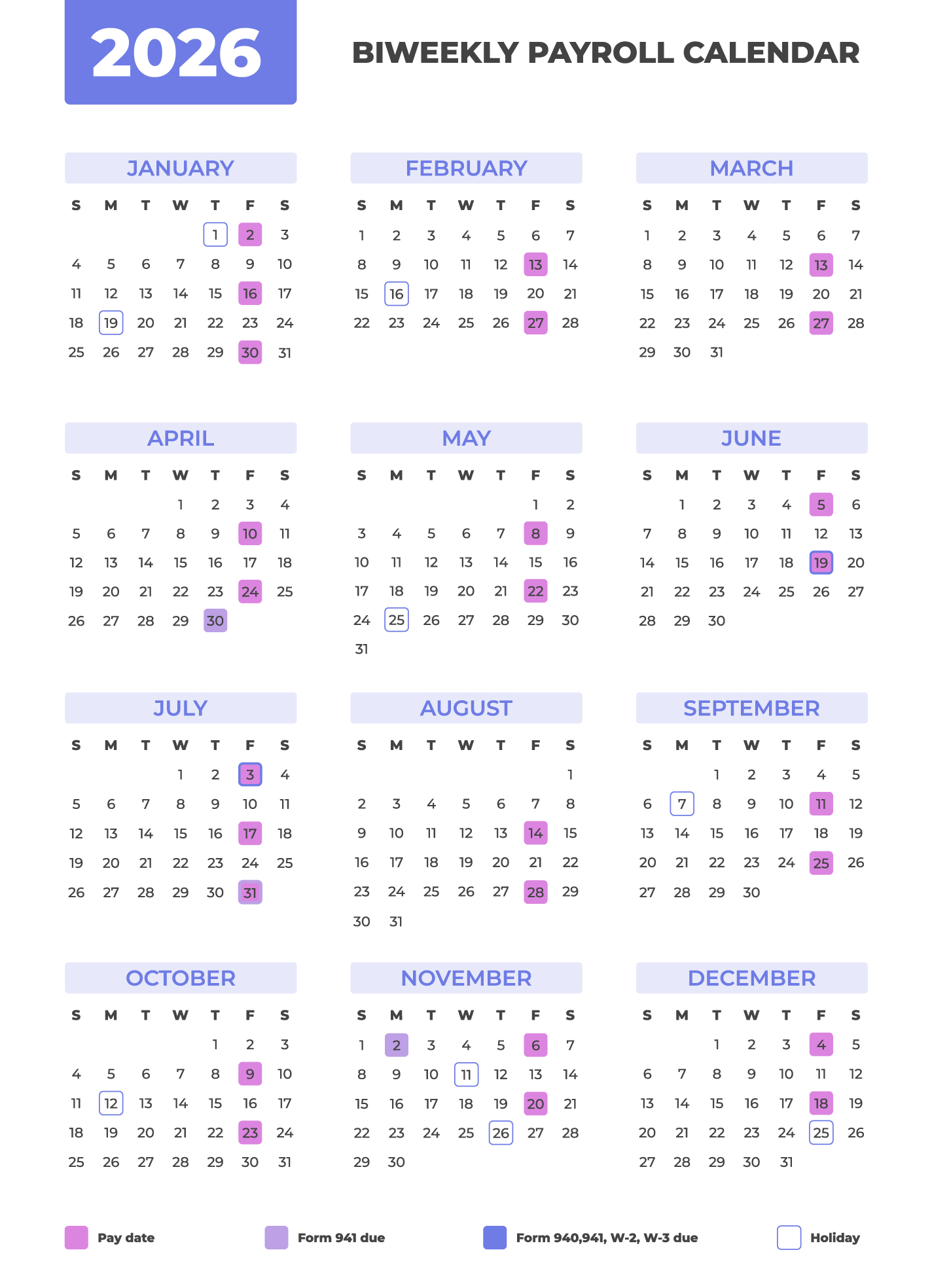 Sample Payroll Schedule Template Sample Payroll Schedule Template
