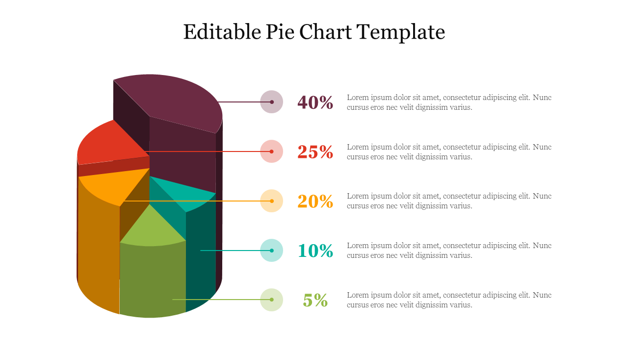 Sample Pie Chart Template Sample Pie Chart Template