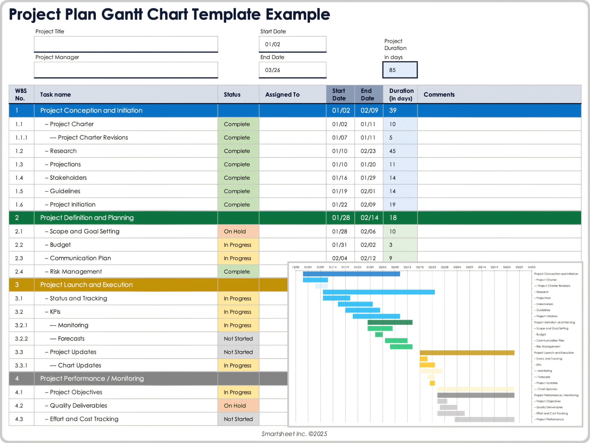 Sample Project Plan Template Sample Project Plan Template