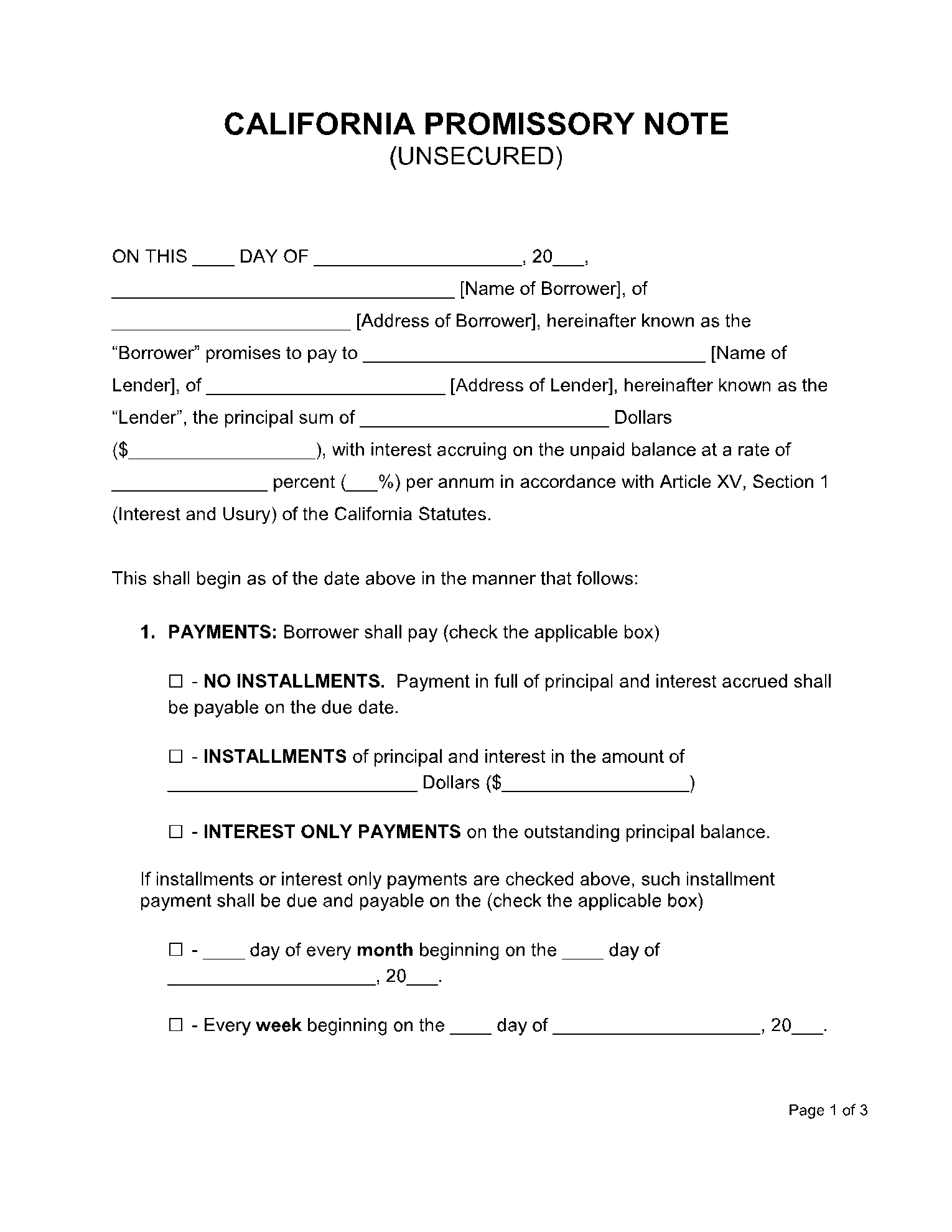 Sample Promissory Note Template Sample Promissory Note Template