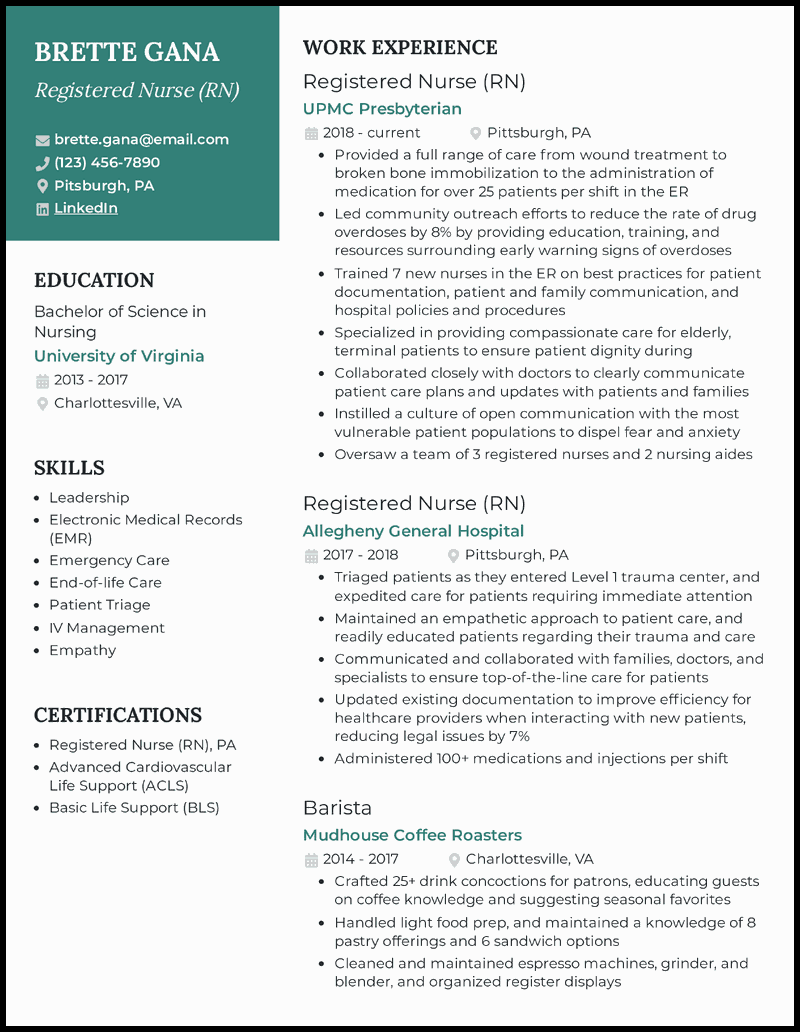 Sample Registered Nurse Resume Template Sample Registered Nurse Resume Template
