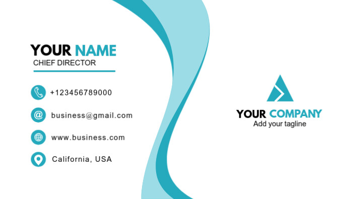 Sample of Name Card Template