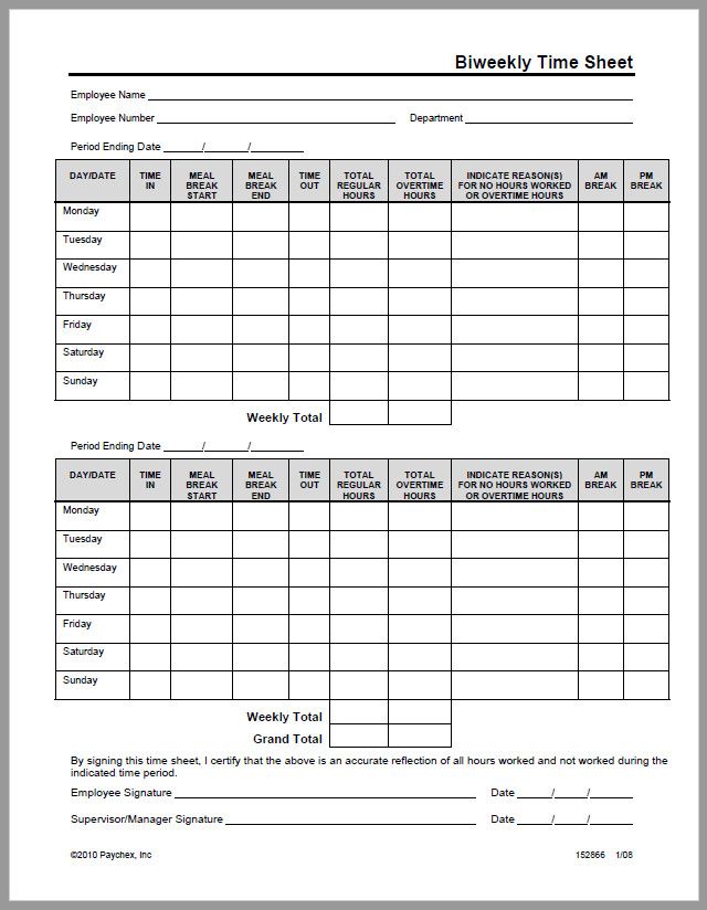 Semi Monthly Timesheet Template Example Semi Monthly Timesheet Template Example