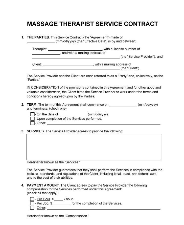 Service Agreement Template Sample Service Agreement Template Sample