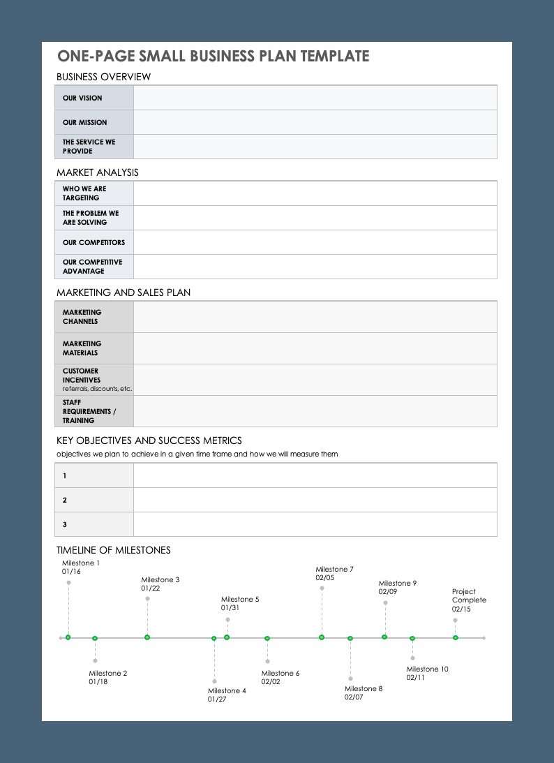 Small Business Plan Template Small Business Plan Template