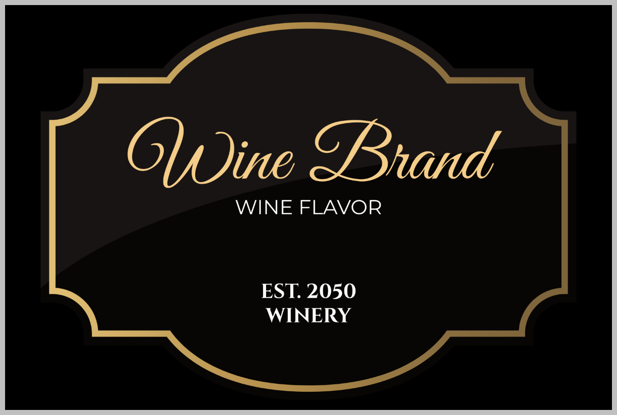 Wine Label Template Sample Wine Label Template Sample