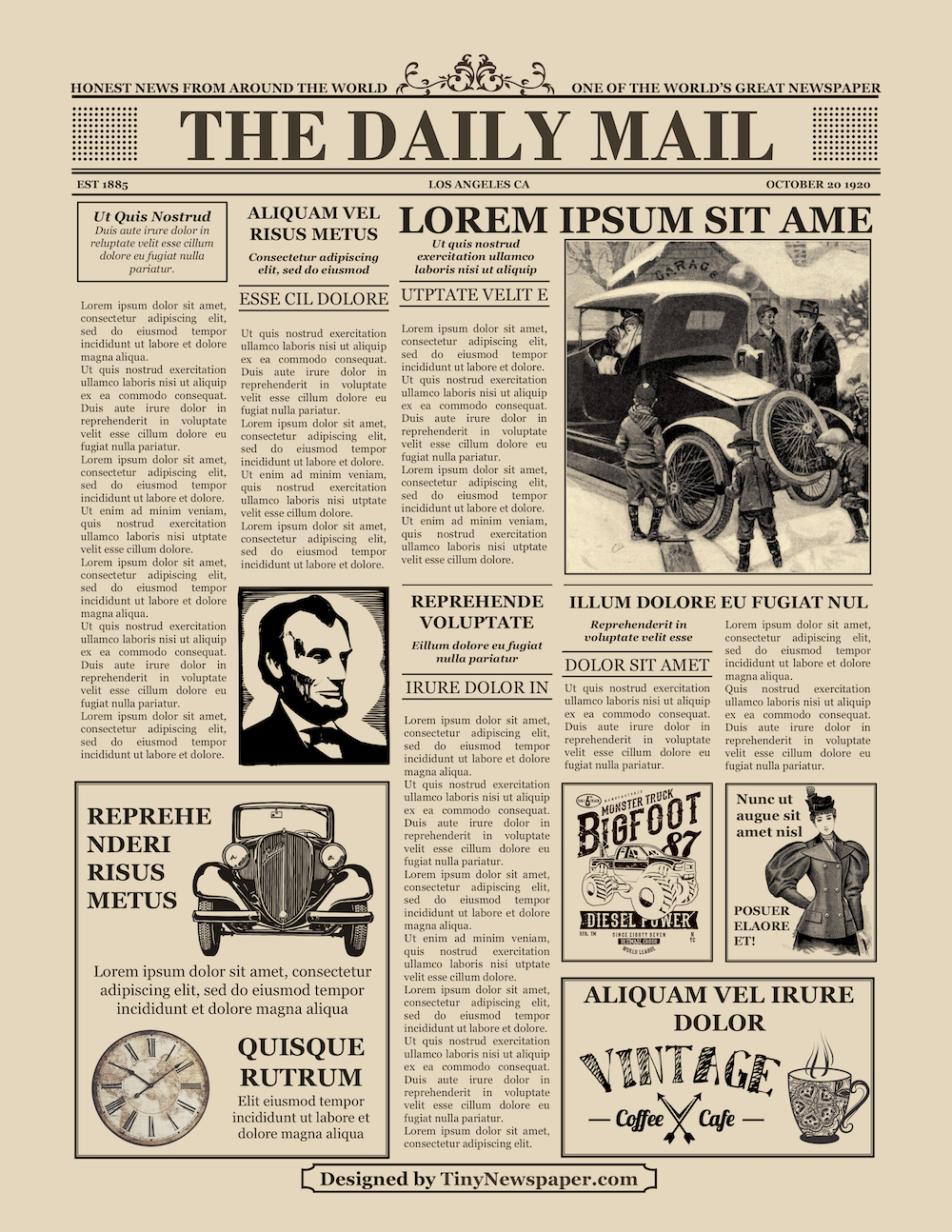 blank newspaper template blank newspaper template