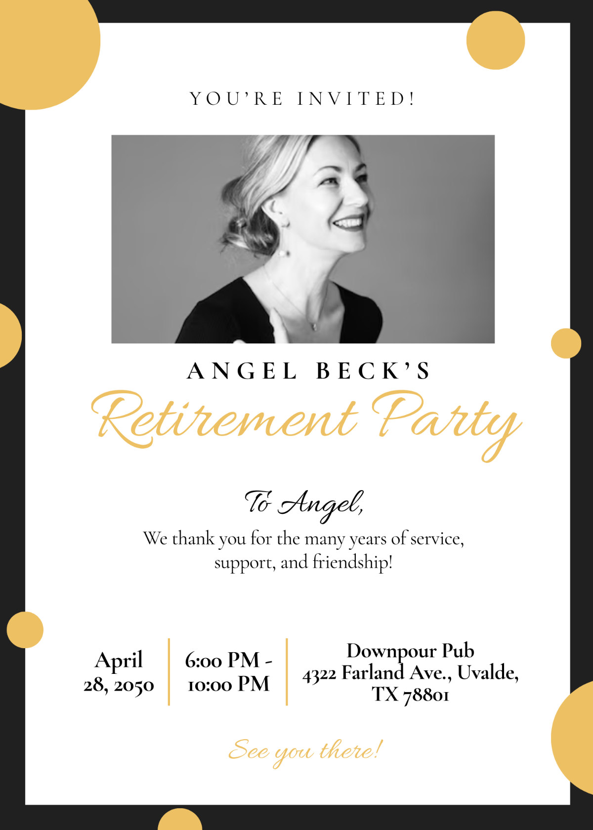 create retirement party invite create retirement party invite