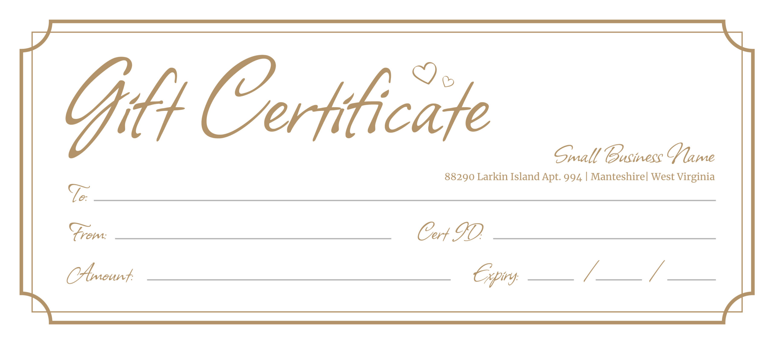free editable gift card template