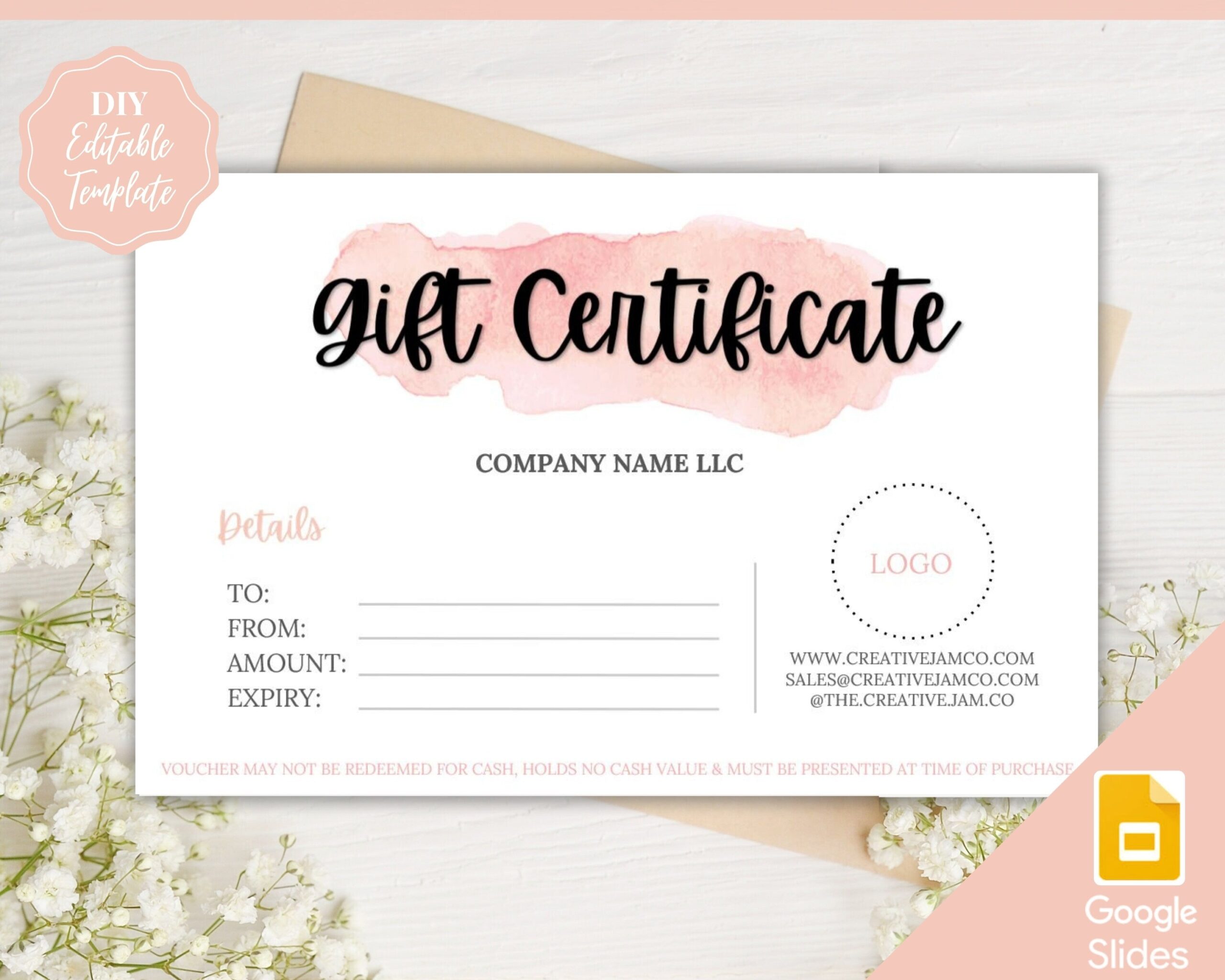 gift certificates free printable