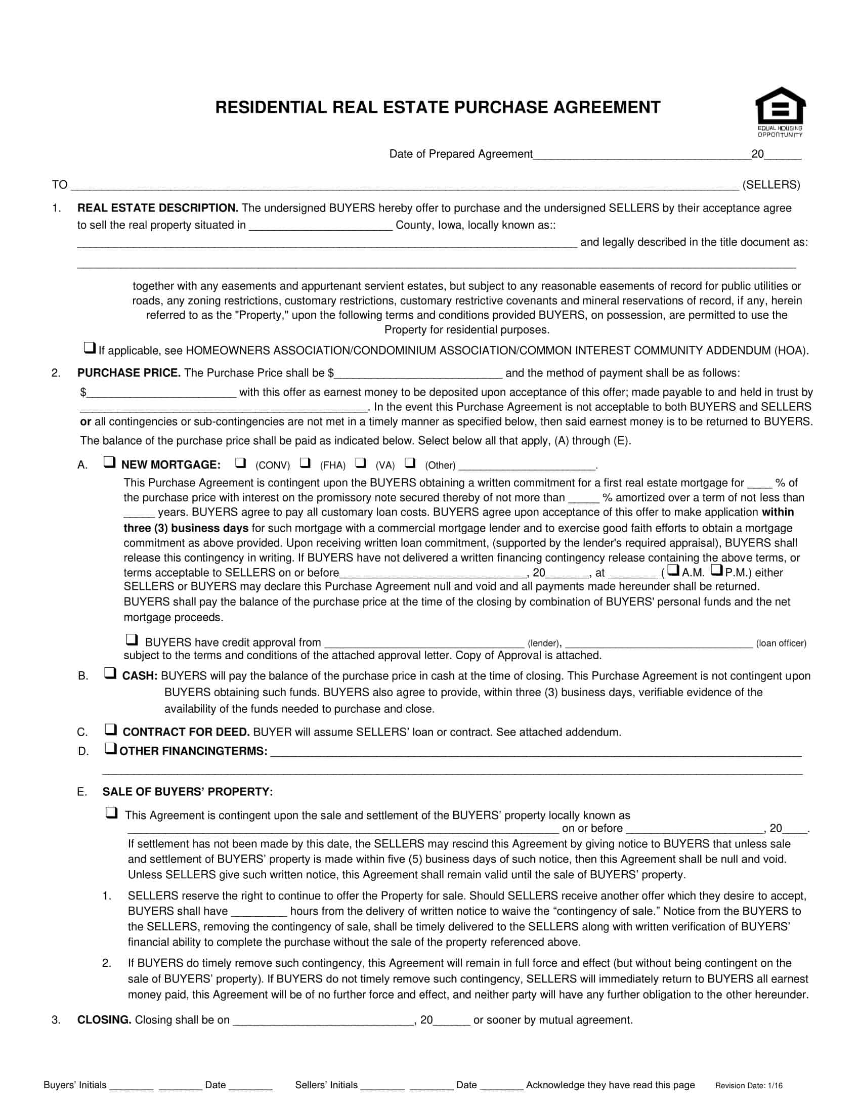 house sale agreement template word house sale agreement template word