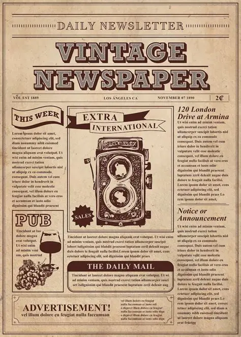old newspaper template blank old newspaper template blank