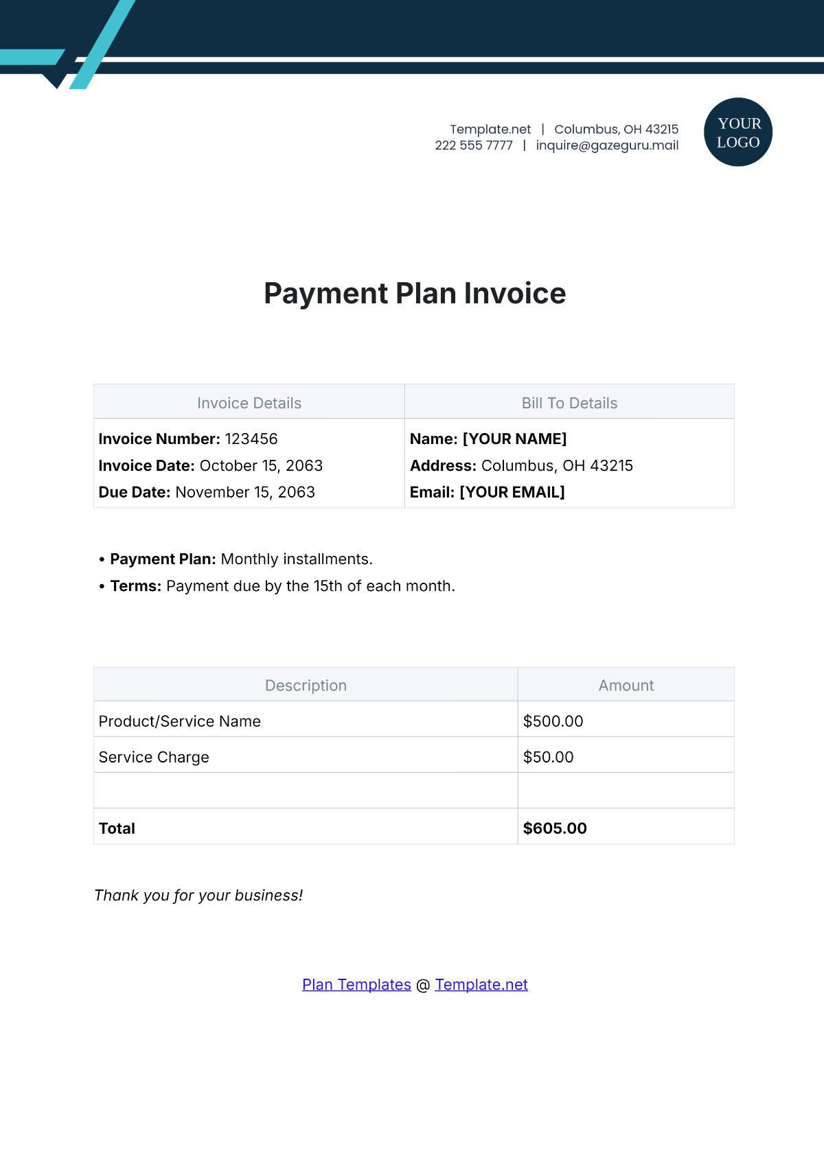 payment plan template excel payment plan template excel