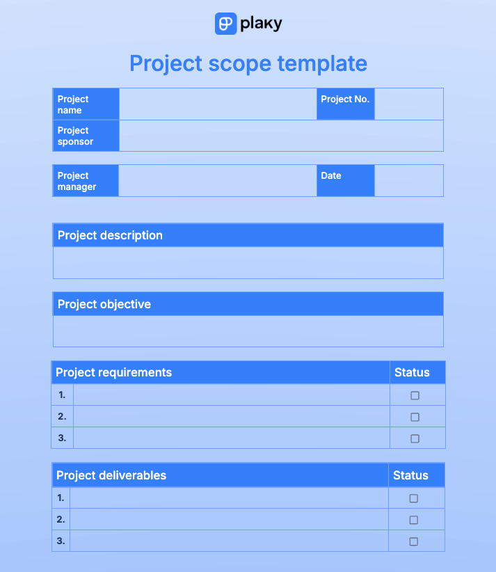 project scope definition project scope definition