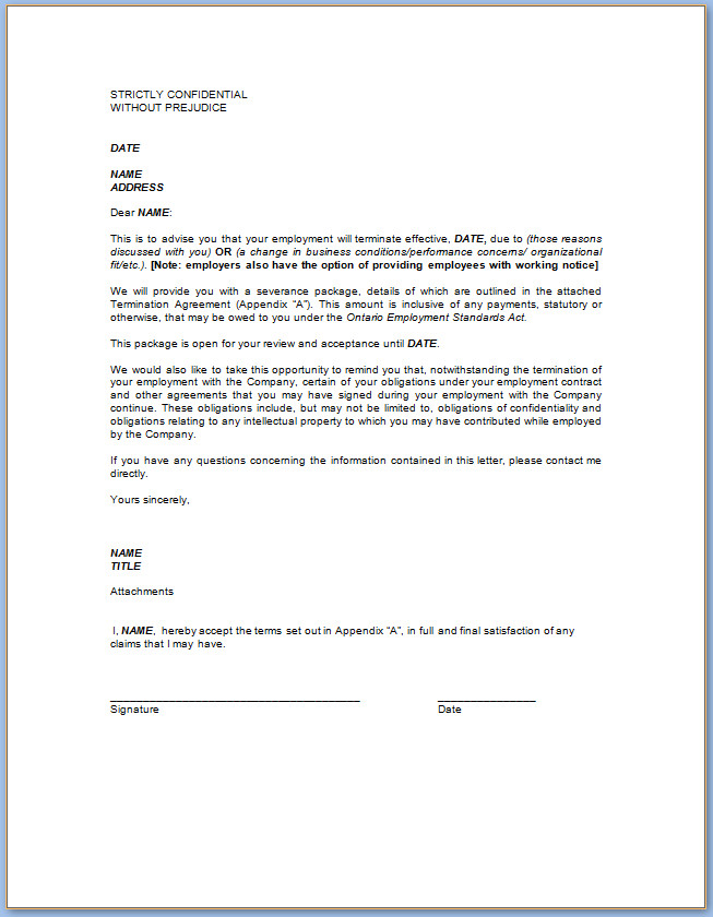 service contract termination letter template service contract termination letter template