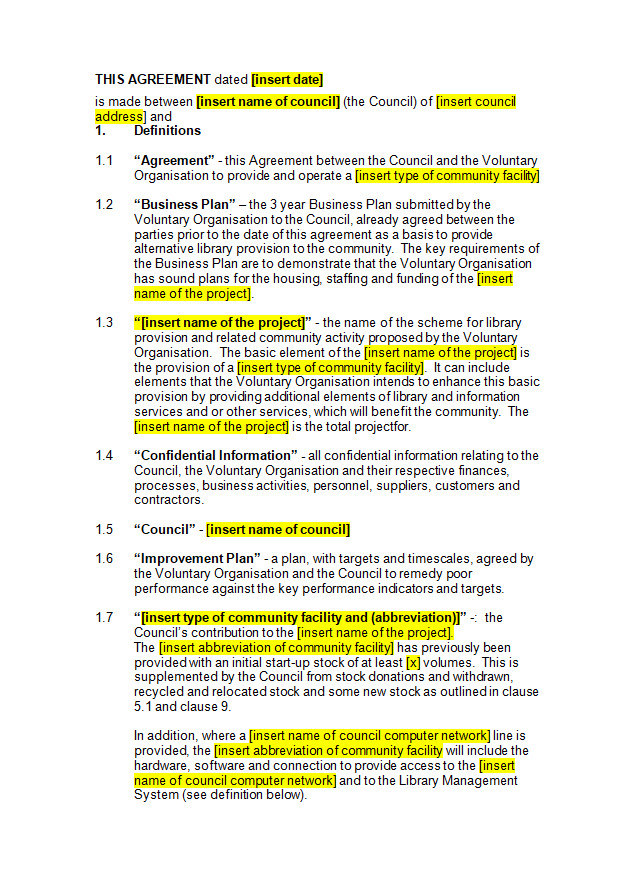 service level agreement template service level agreement template